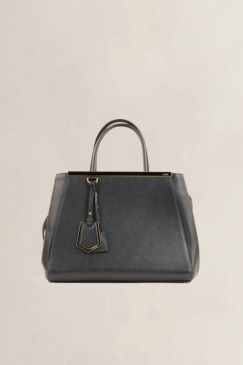 Fendi Black 2 Jours Shoulder Bag