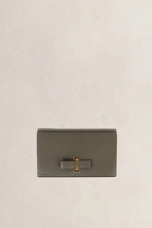 Delvaux Khaki Simplissime Wallet