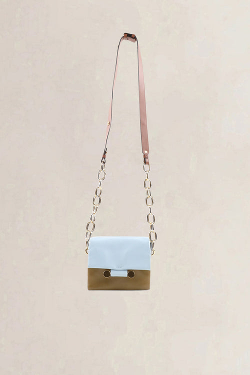 Marni Blue/Green Caddy Crossbody Bag