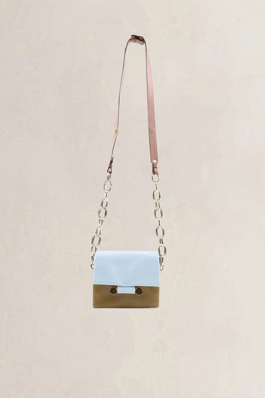 Marni Blue/Green Caddy Crossbody Bag