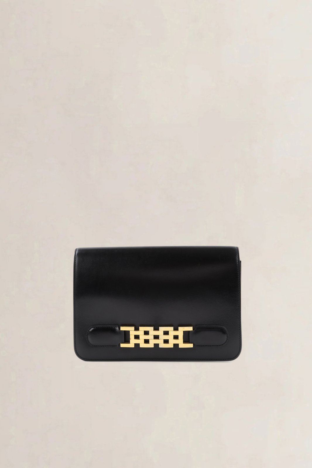 Delvaux Black Box Calf Leather Clutch