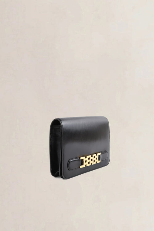 Delvaux Black Box Calf Leather Clutch