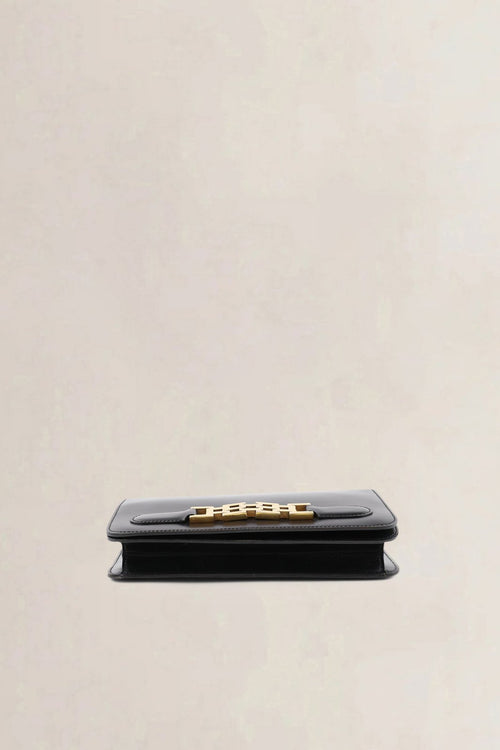 Delvaux Black Box Calf Leather Clutch