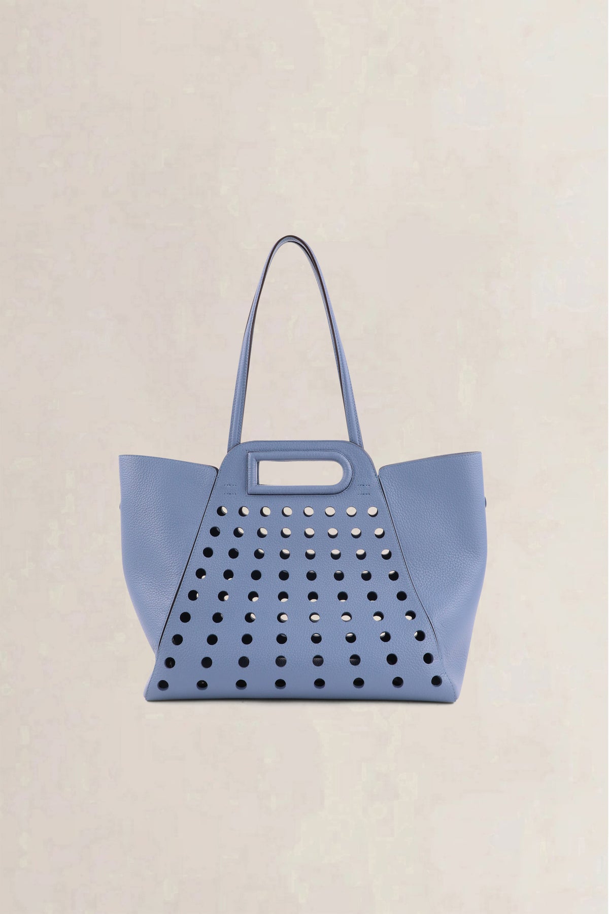 Delvaux Blue L'Airess Taurillon Soft Shoulder Bag