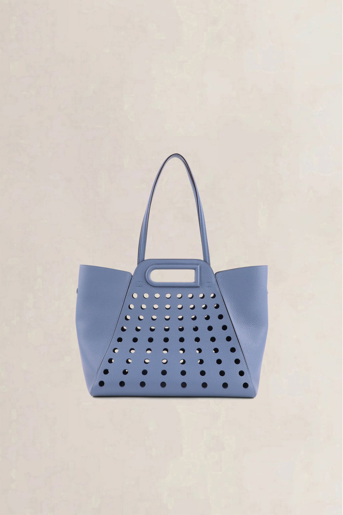 Delvaux Blue L'Airess Taurillon Soft Shoulder Bag