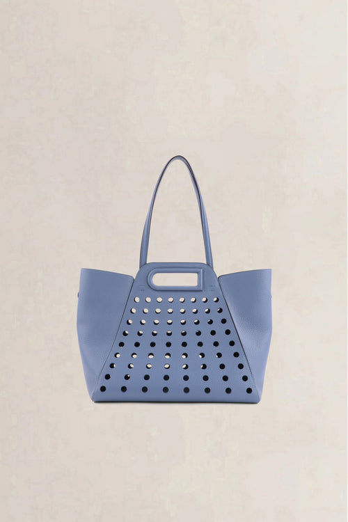 Delvaux Blue L'Airess Taurillon Soft Shoulder Bag